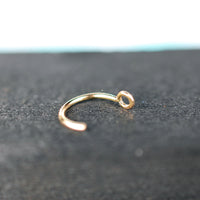 unique 14 karat yellow gold nose jewelry