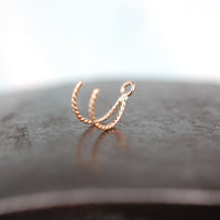 unique 14 karat yellow gold nose jewelry