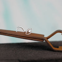 evil eye nose stud