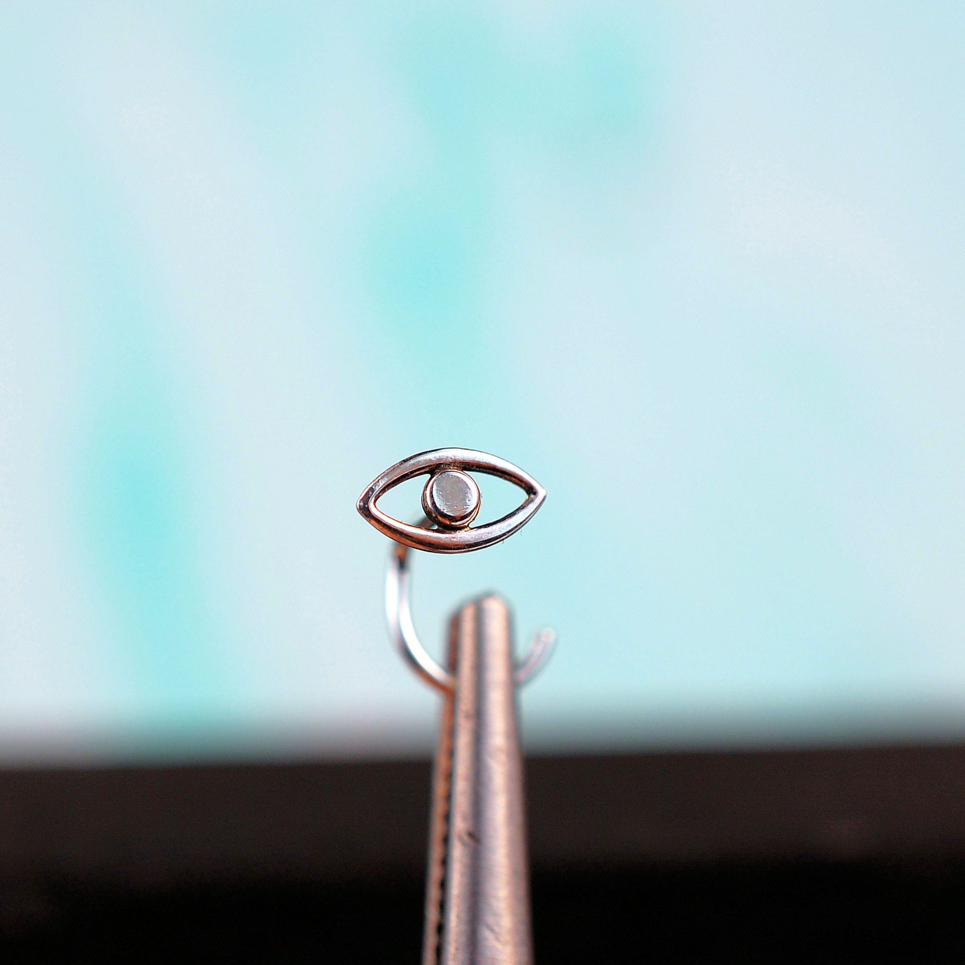 unique nose stud sterling silver