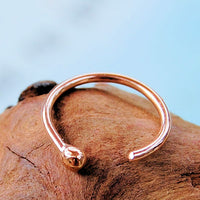 14 karat rose gold nose jewelry