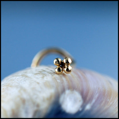14 karat yellow gold nose jewelry