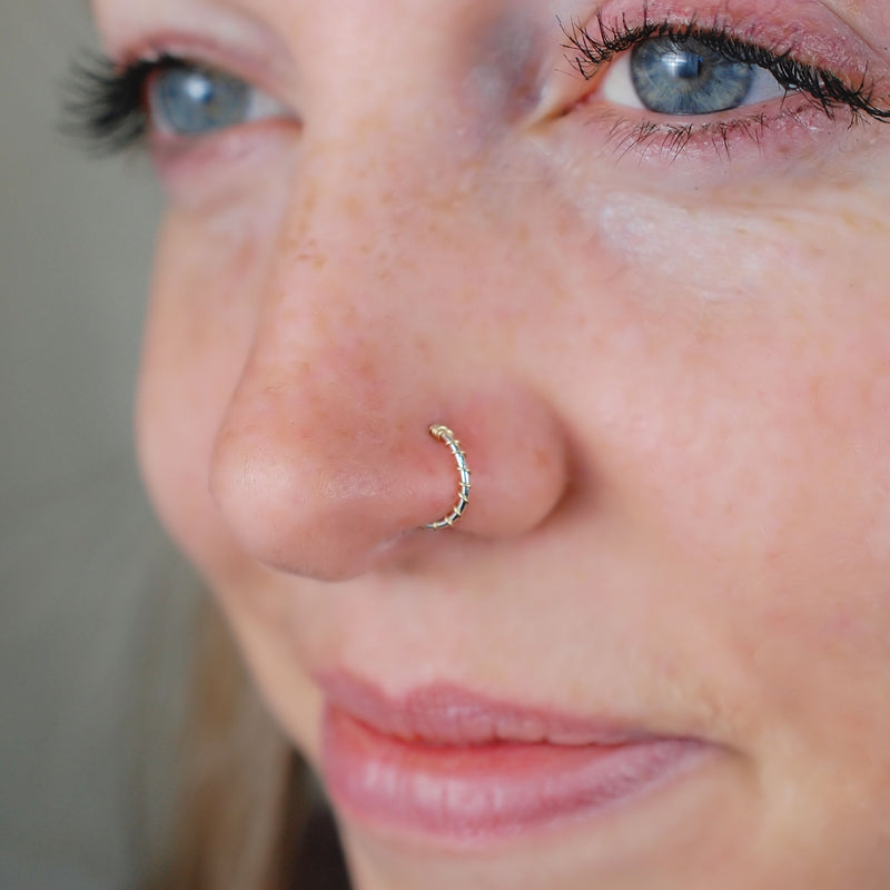 GOLD NOSE PIN | TRIBAL ORNAMENTS