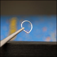 sterling silver septum ring