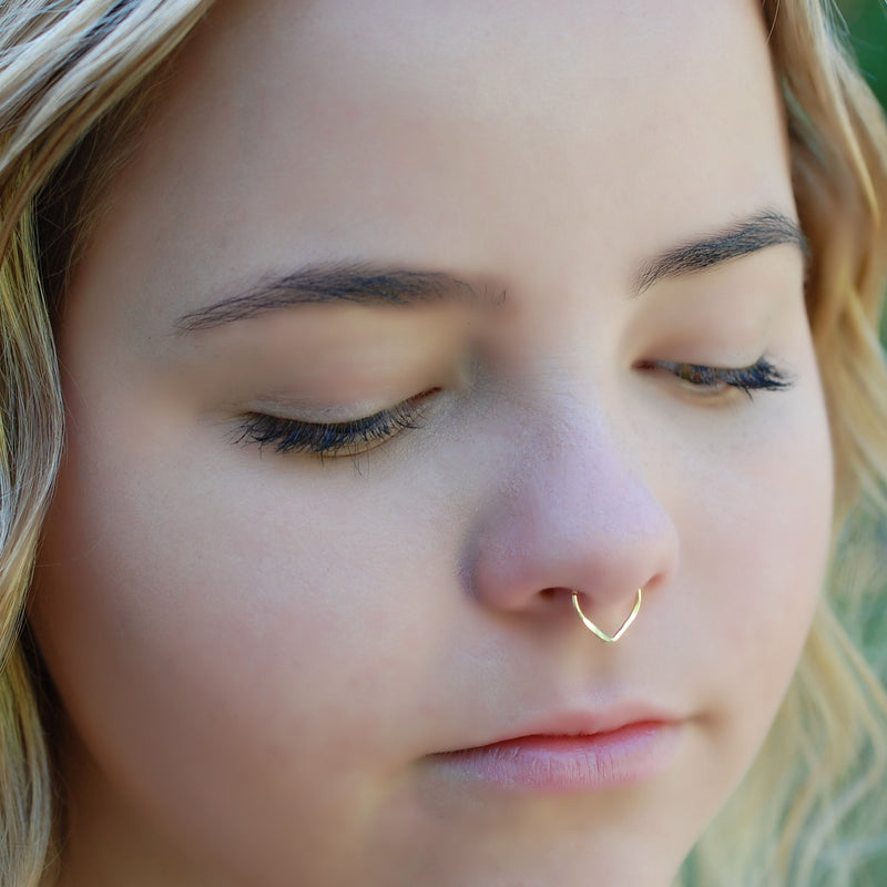 Real store gold septum