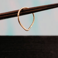 nickel-free gold nose ring