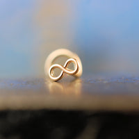 14k gold nose stud
