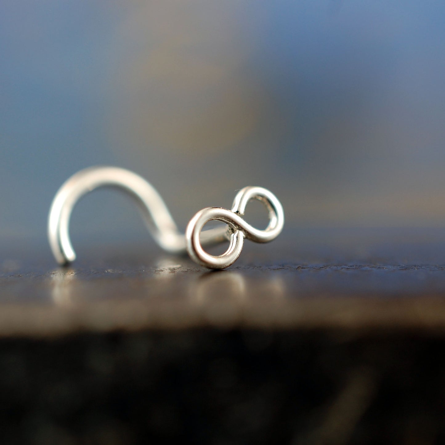 sterling silver infinity nose jewelry