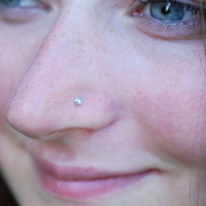 2mm labradorite nose jewelry