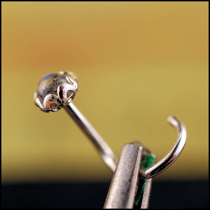 nickel-free sterling silver nose stud