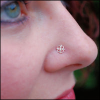 tiny filigree nose jewelry