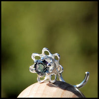 sterling silver flower nose jewelry