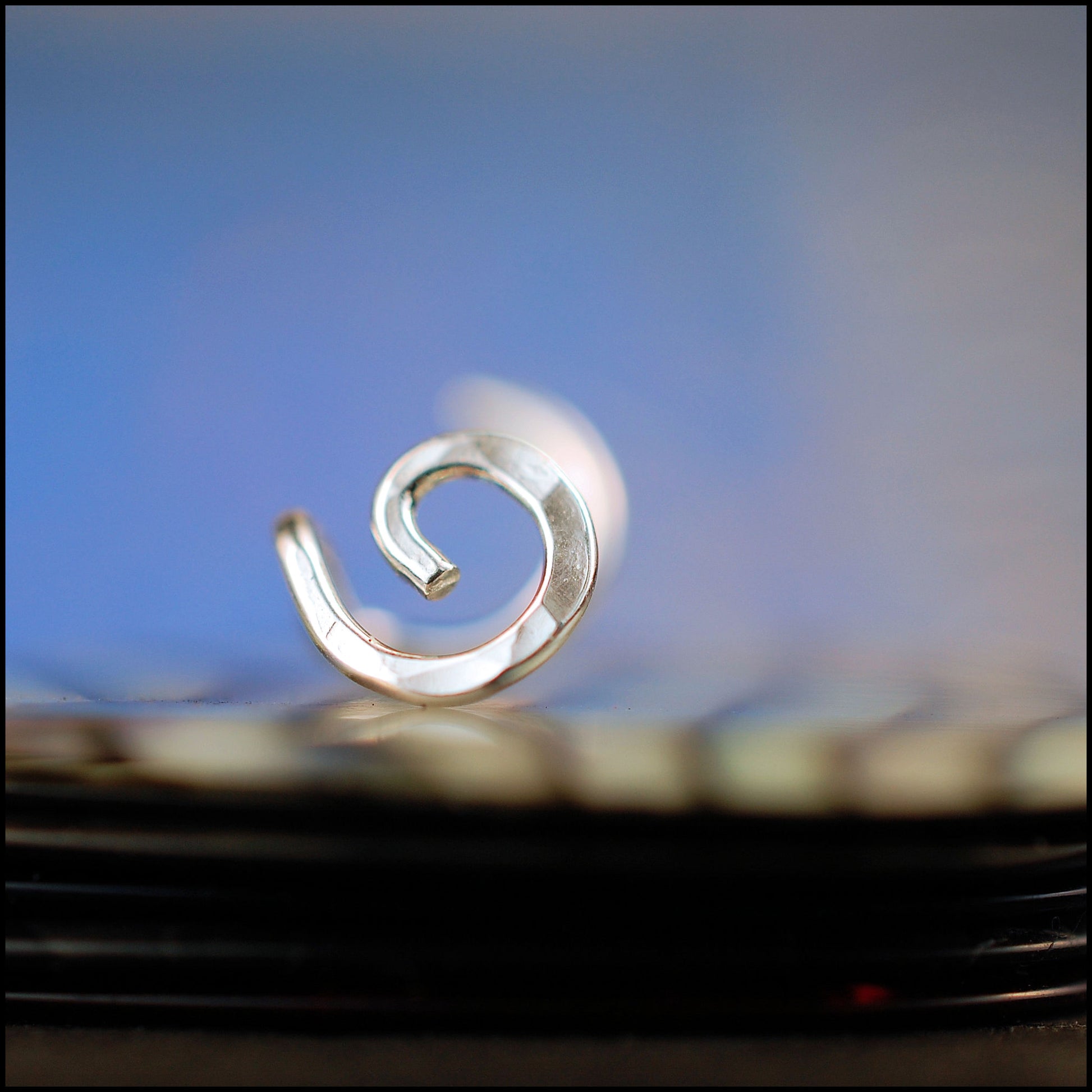 sterling silver spiral nose jewelry