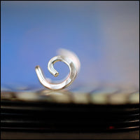 sterling silver spiral nose jewelry