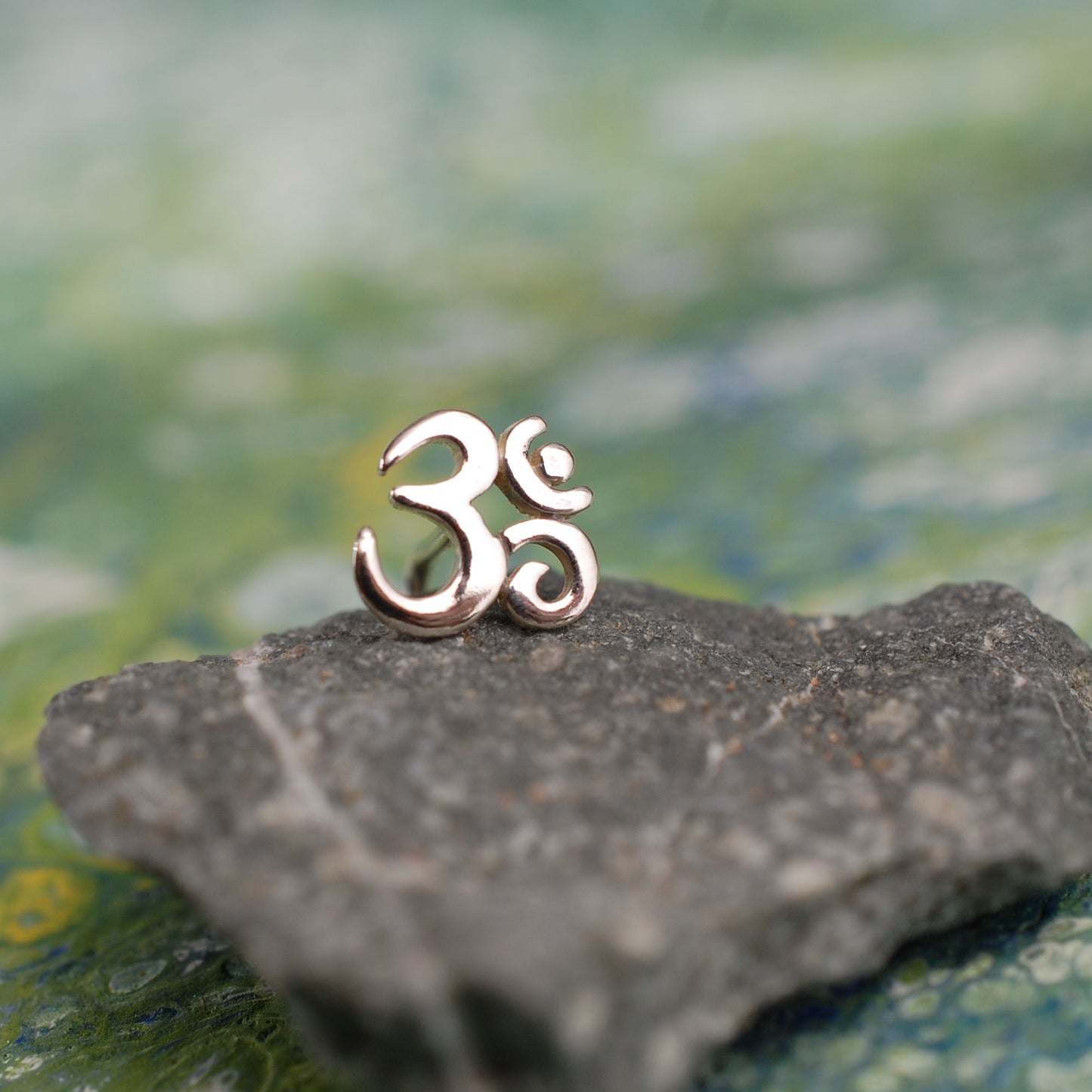 Ohm Yoga Meditation Nose Stud