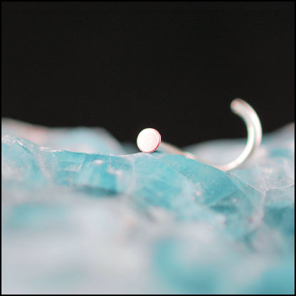14 karat rose gold nose stud