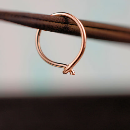 14 karat rose gold nose jewelry