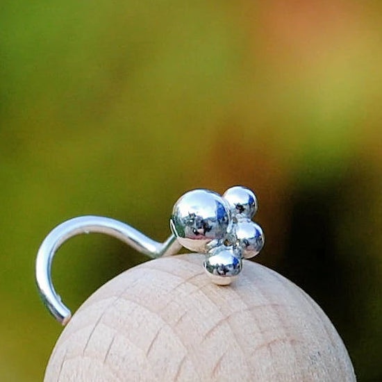 sterling silver nose stud