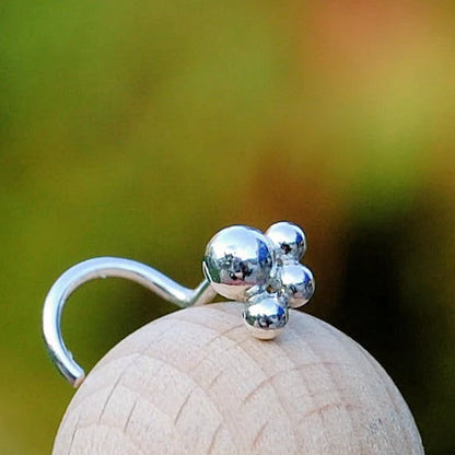 sterling silver nose stud