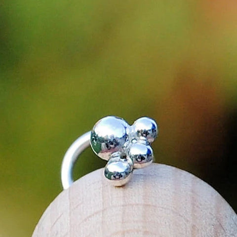 nickel-free silver nose jewelry