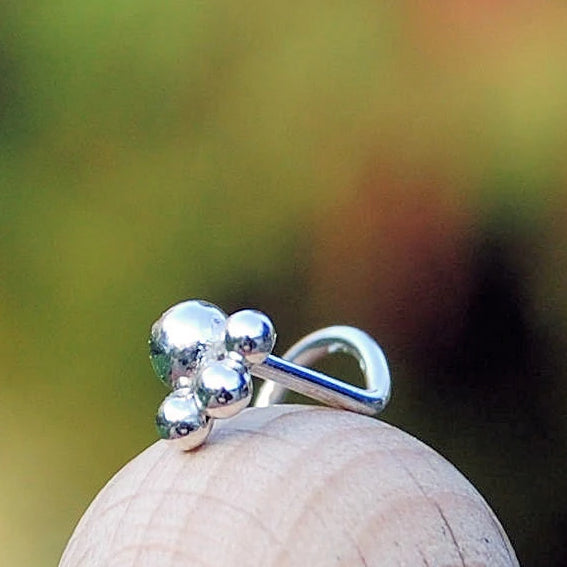 sterling silver nose jewelry