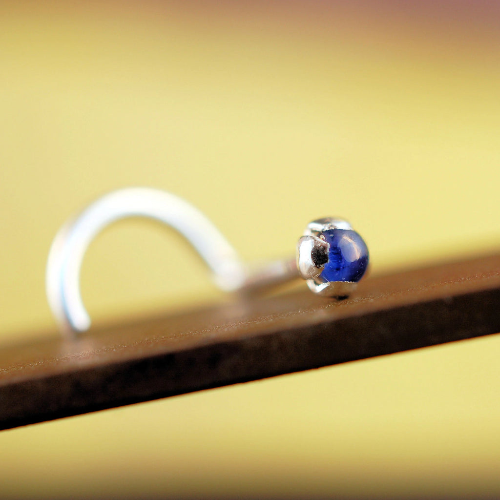 Sapphire shop septum ring