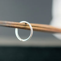 dainty sterling silver nose ring