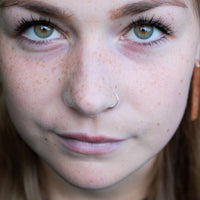 nickel-free sterling silver nose hoop