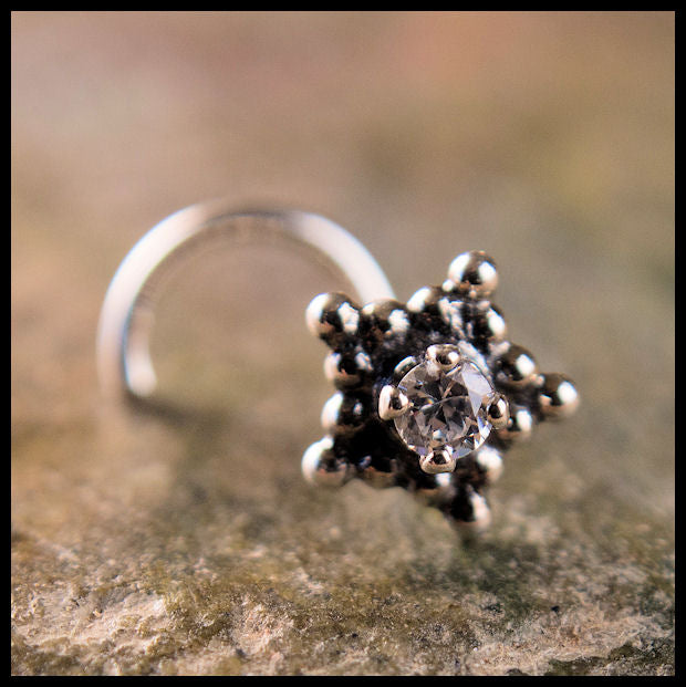 sterling silver star nose jewelry