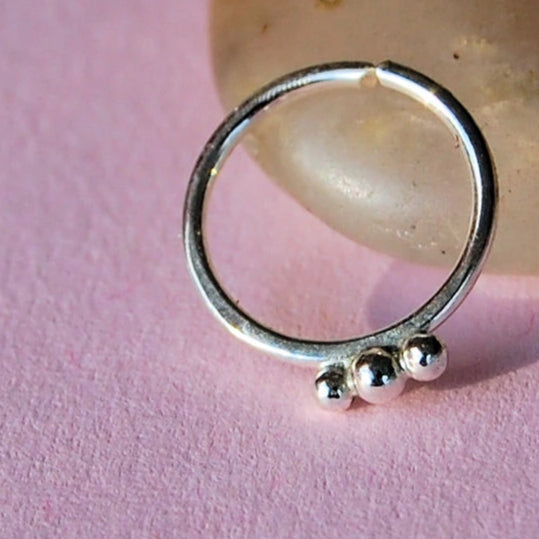 sterling silver septum ring