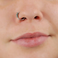 nickel-free sterling silver nose hoop