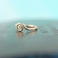 Gold Nose Ring - Tiny Spiral