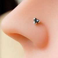 sterling silver nose stud bold and unique