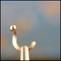 solid gold nose jewelry