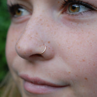 14 karat gold nose ring