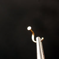 flat to the nose stud