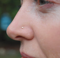 gold spot nose ring