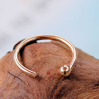 14 karat yellow gold nose jewelry