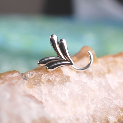 unique sterling silver nose stud
