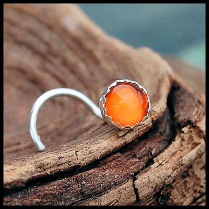 amber nose jewelry