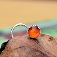 Amber Nose Stud