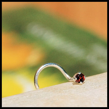925 sterling nose stud