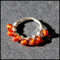carnelian nose jewelry