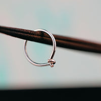 nickel-free silver nose ring