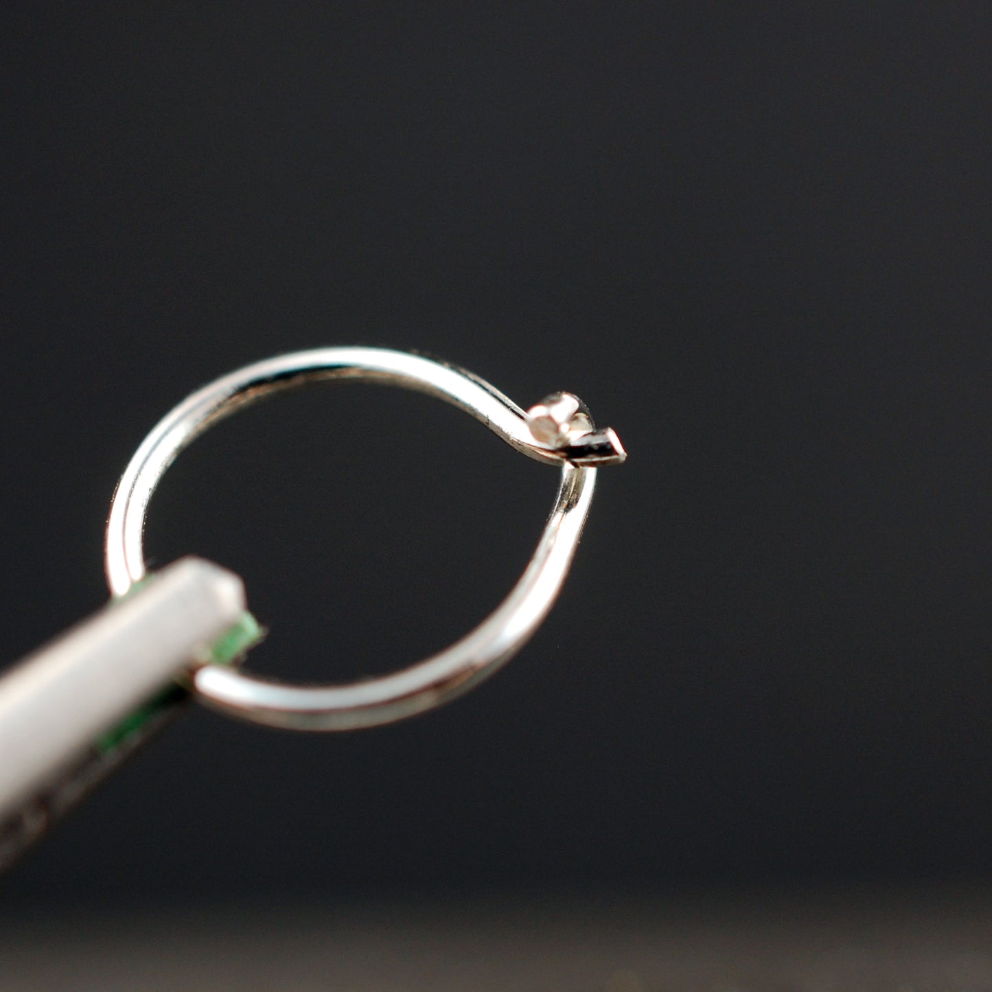 sterling silver nose hoop