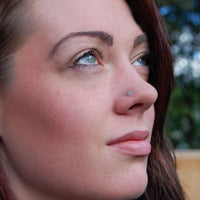 sterling silver filigree nose jewelry