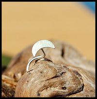 crescent moon nose jewelry