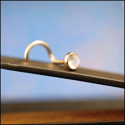 nickel-free 14 karat gold nose jewelry