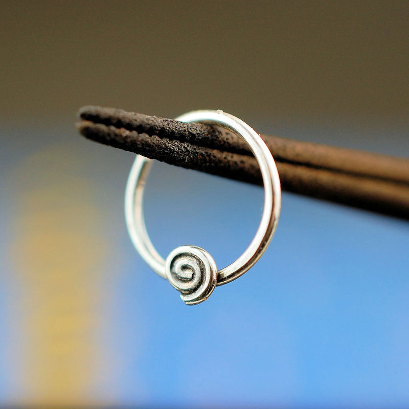Sterling Silver Spiral Ring | avm-jewellery