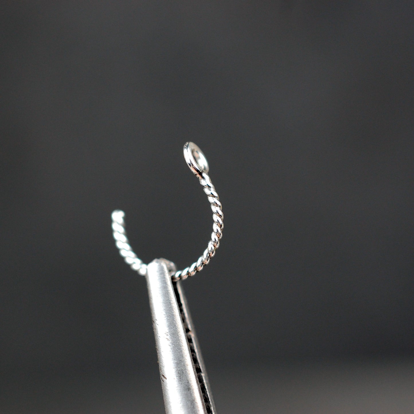 unique sterling silver nose hoop